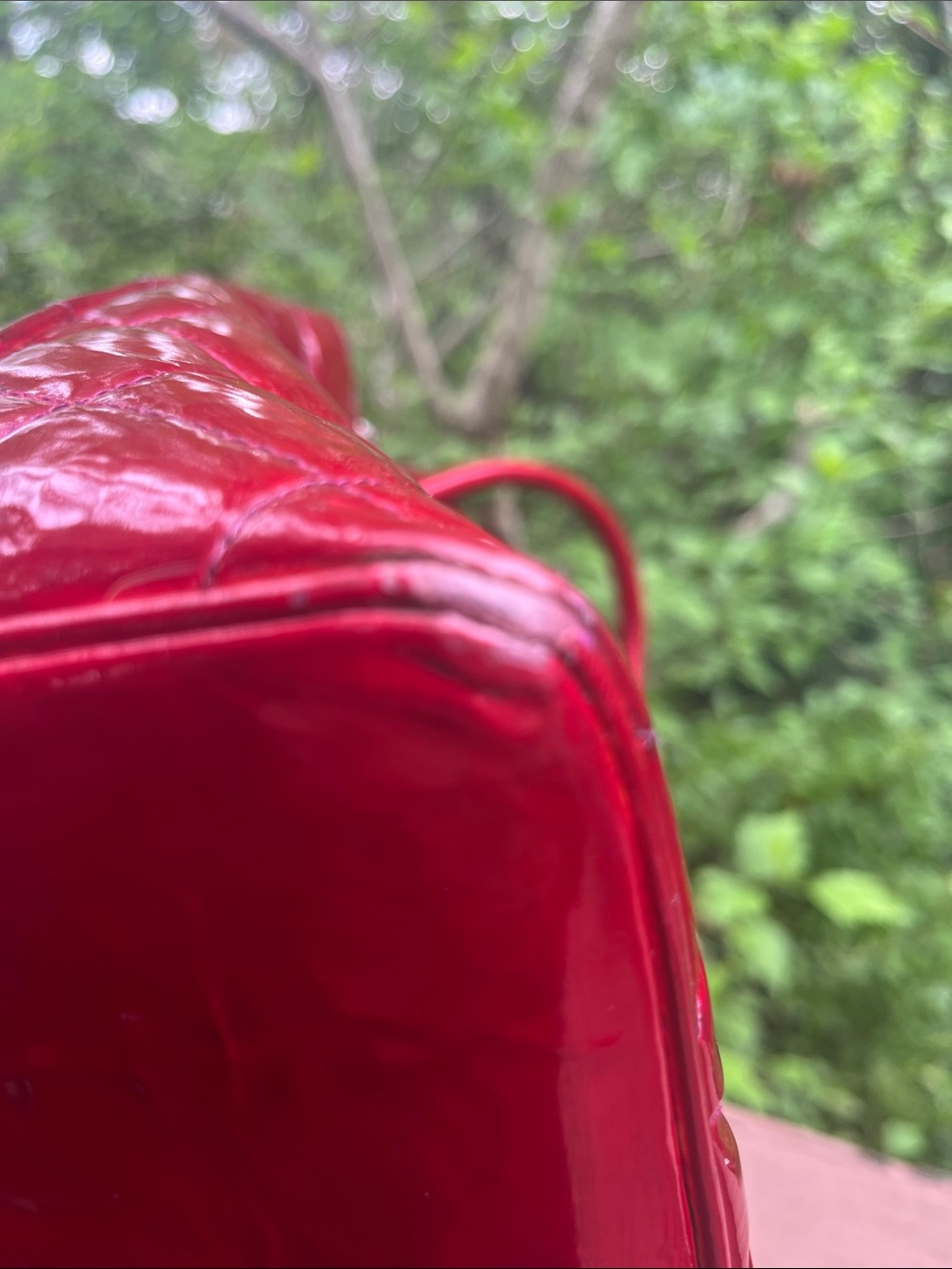 CHANEL Patent Medallion Tote custom dyed - Picture 11 of 17